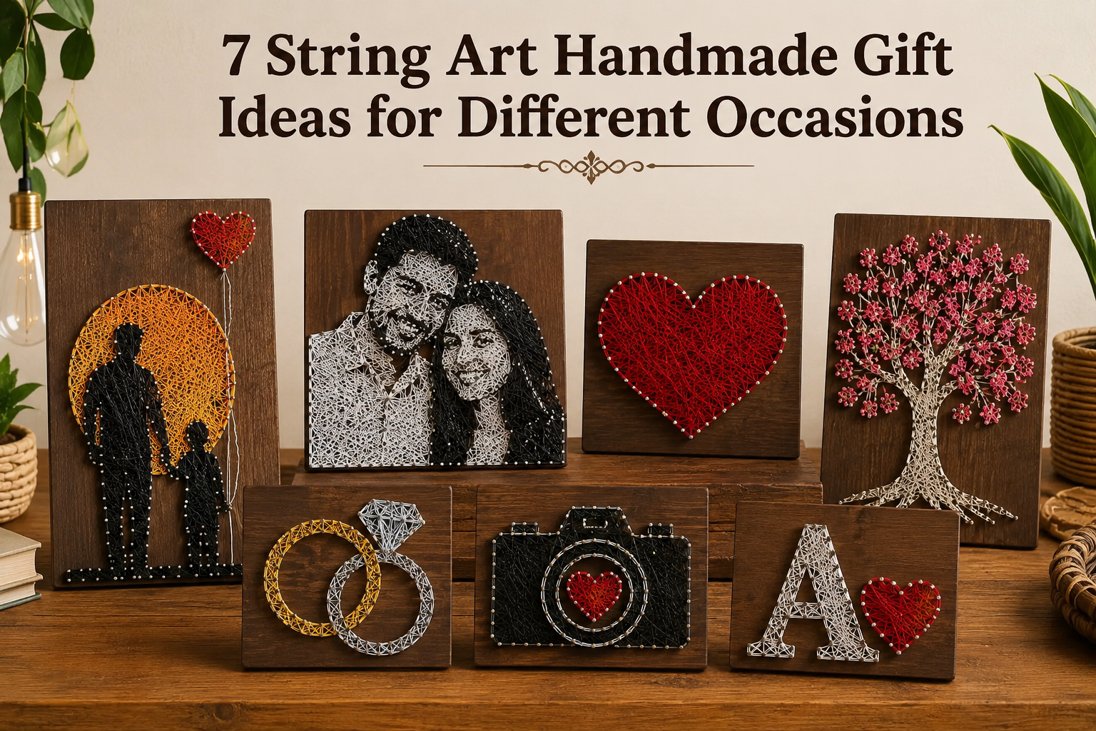 7 String Art Handmade Gift Ideas for Different Occasions