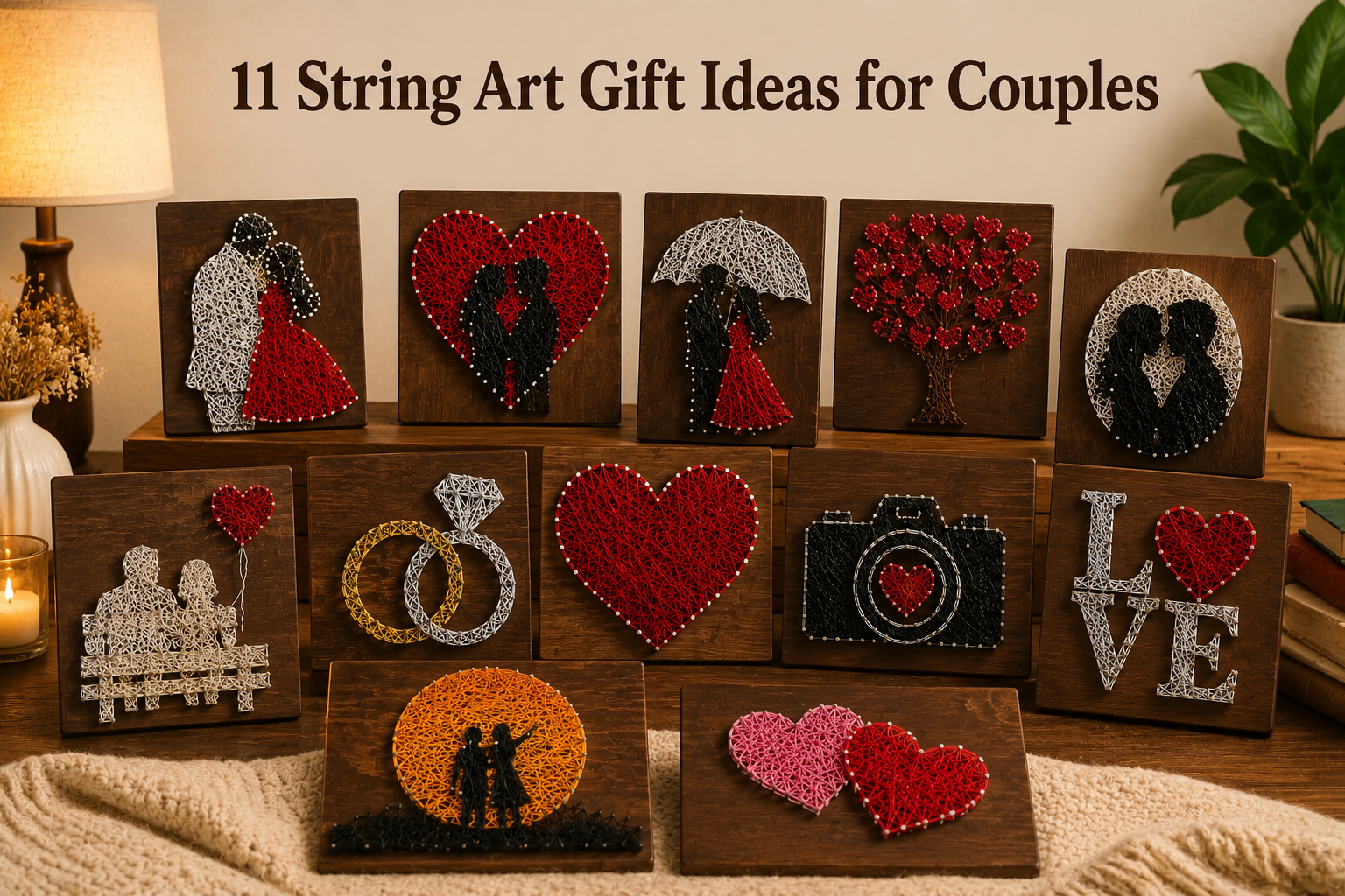 11 String Art Gift Ideas for Couples