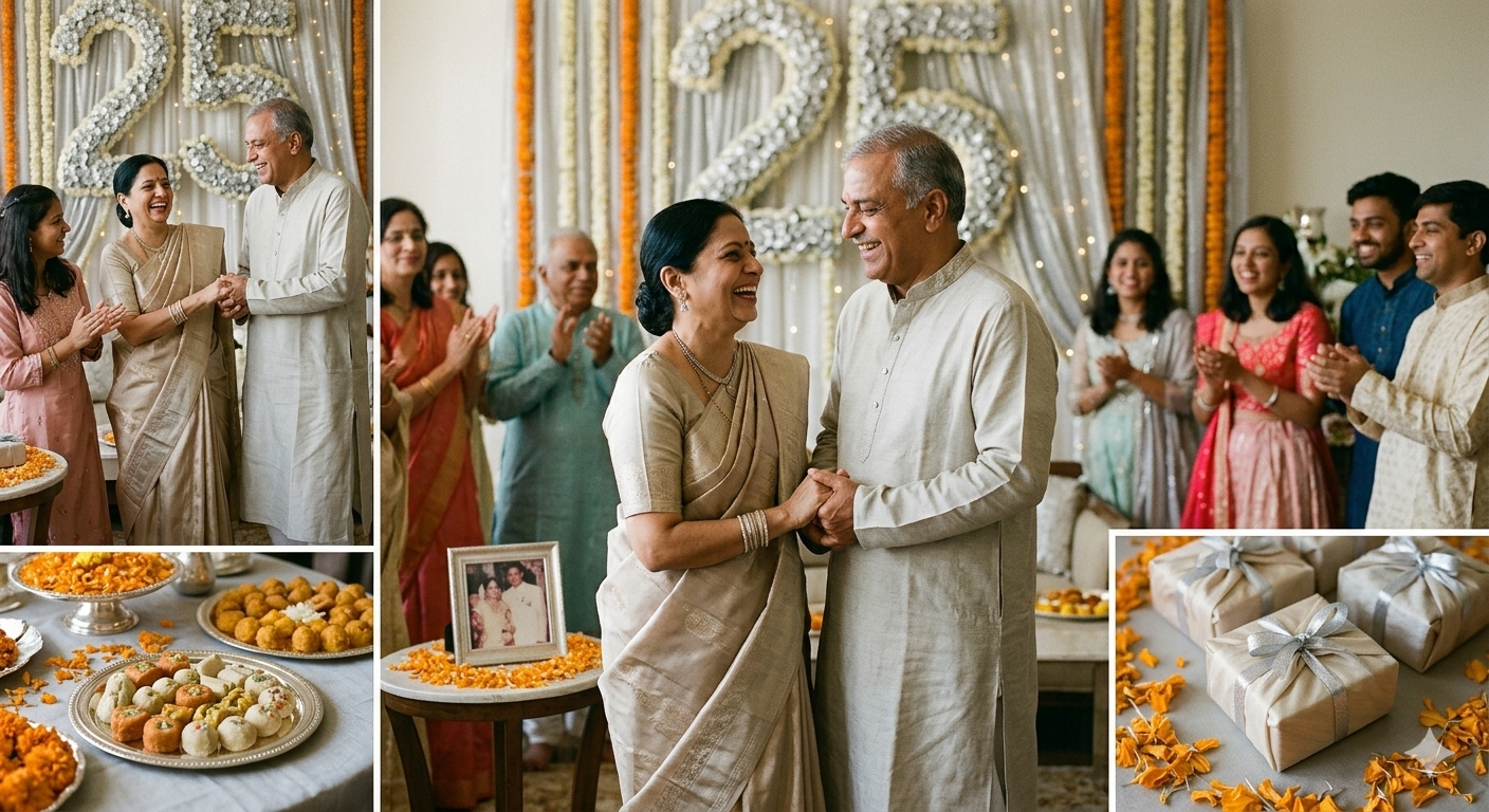 Memorable Hindi Wishes For 25th Marriage Anniversary