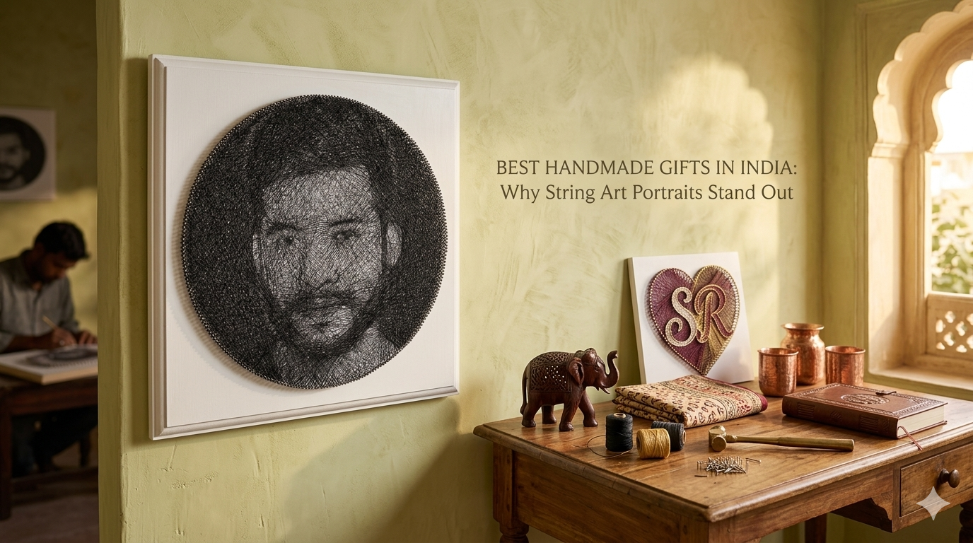 Best Handmade Gifts in India: Why String Art Portraits Stand Out