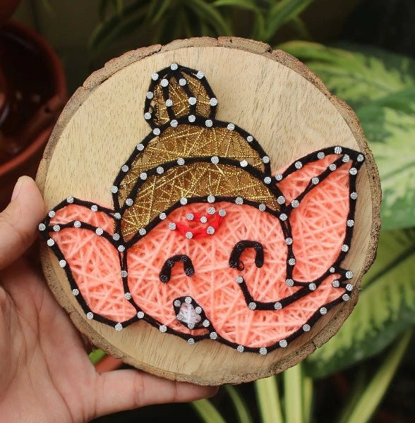 Adorable Little Ganesha Vibrant Diwali String Art