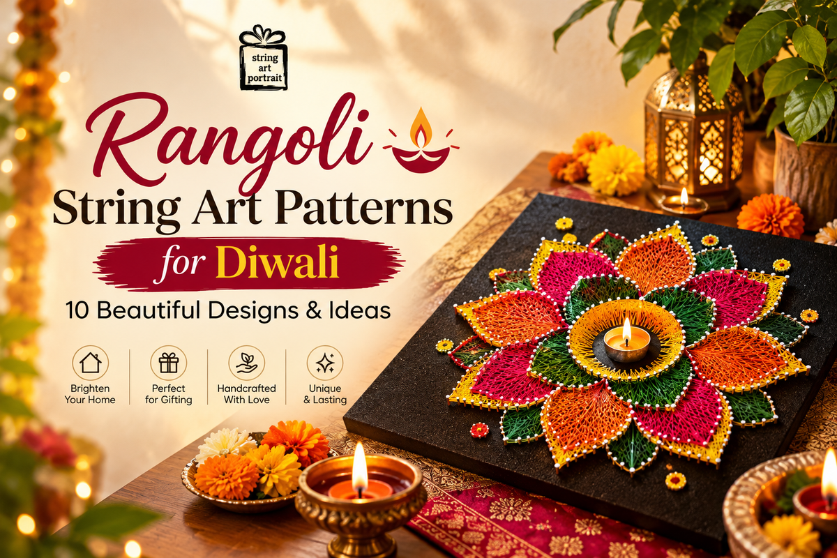 Rangoli String Art Patterns for Diwali: 10 Beautiful Designs & Ideas
