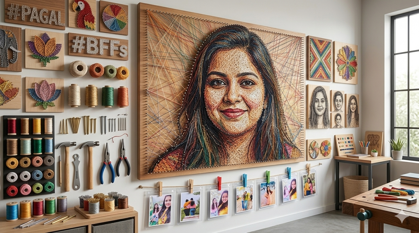 What Is String Art? String Art Portraits, Materials, and Easy Ideas