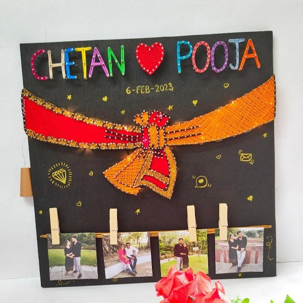 The Best Wedding Gift: String Art by GathBandhan