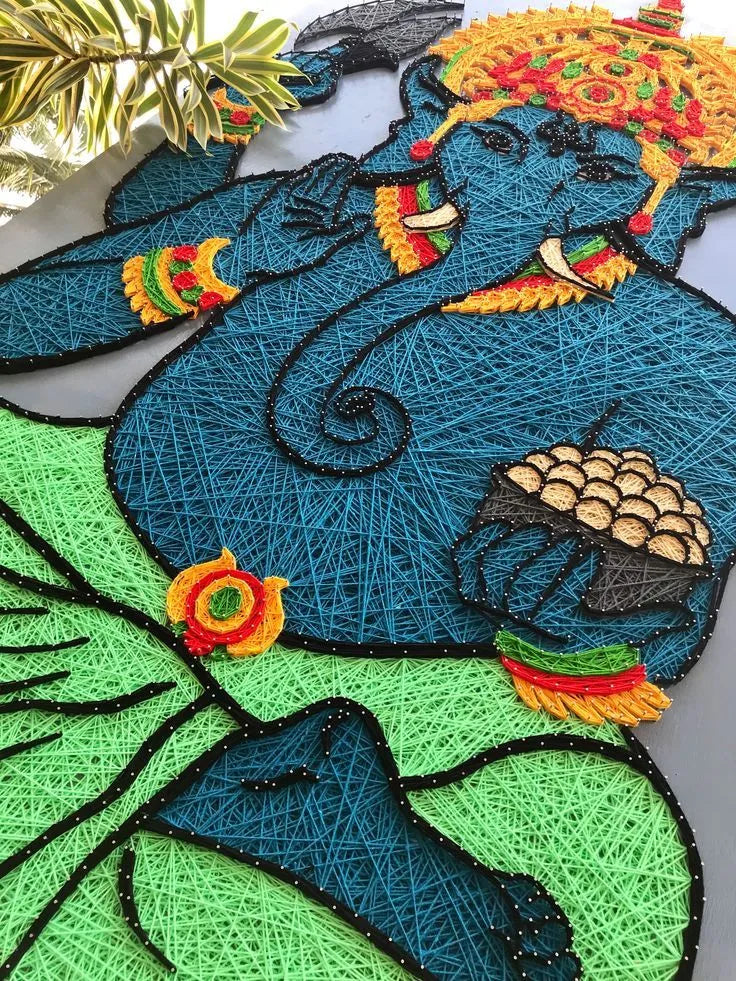 Huge Ganesha String Art to Add Character to Your House