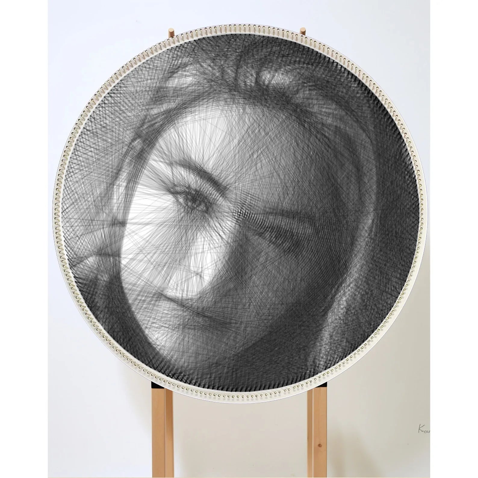 Personalised String Art Portrait: DIY Wall Art Gift | Thread Art Wall Decor from Photo