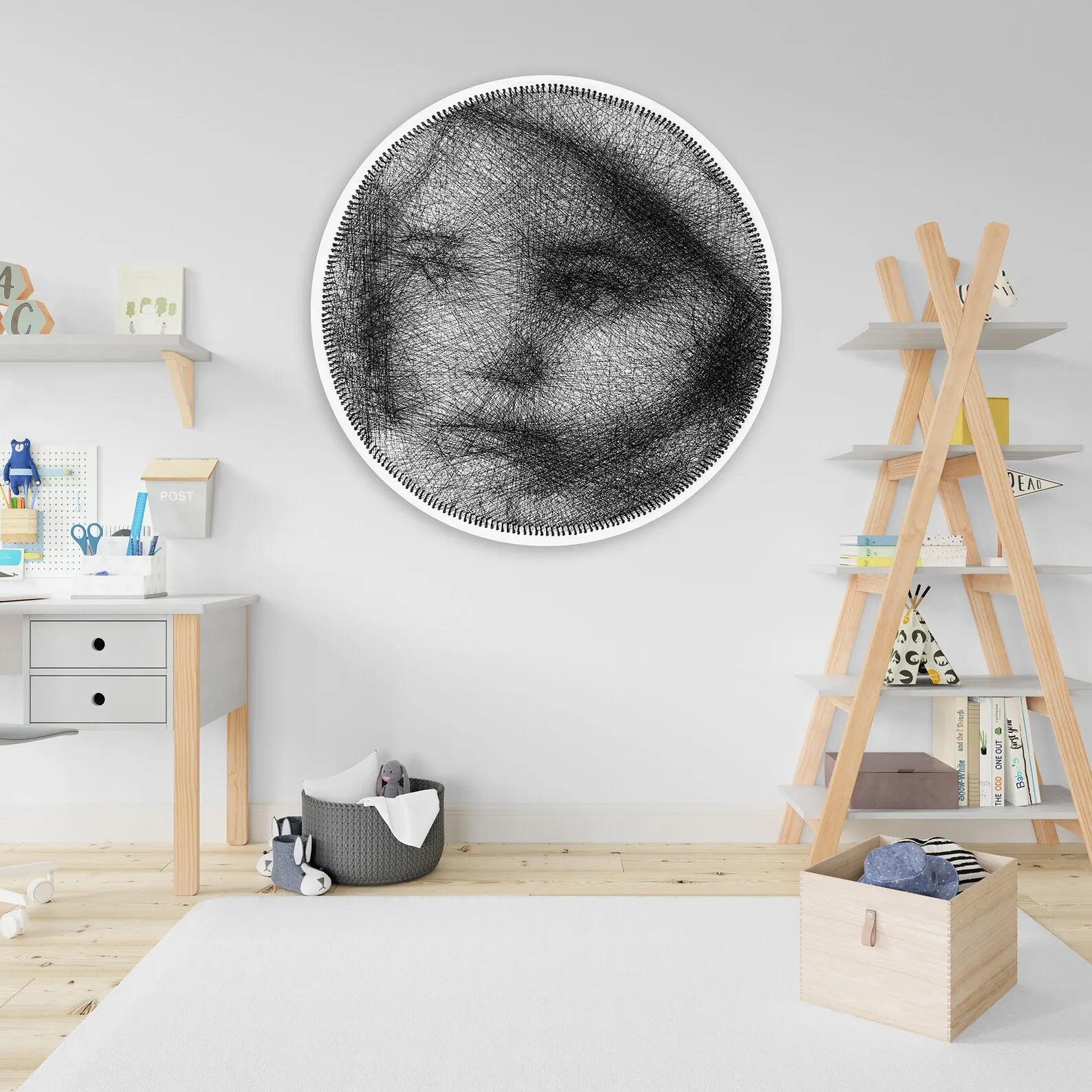 Your Baby's Single Face String Art Portrait Is the Ideal Present